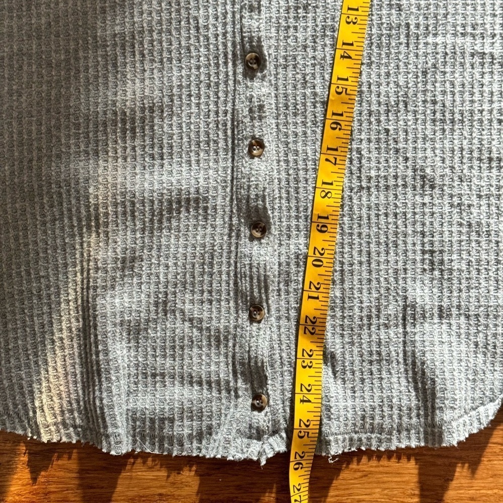 Urban Outfitters Out From Under oversized waffle knit thermal size small grey - Picture 7 of 9